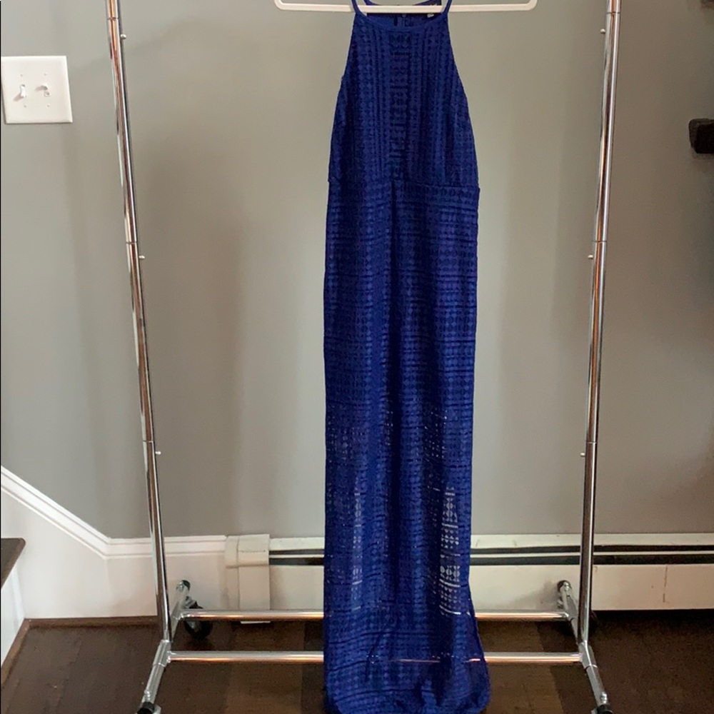 Small Blue Lace maxi dress!